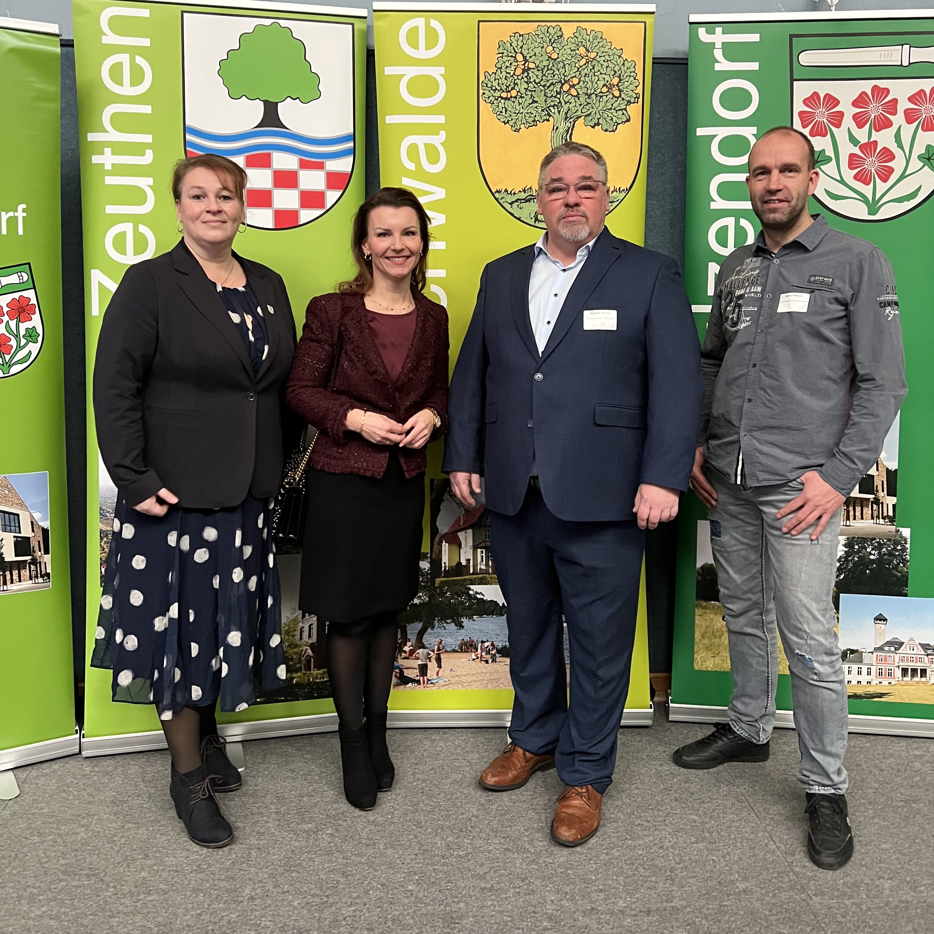 Nadine Selch, Jana Schimke MdB, Stephan Gruhlke, Markus Witteck